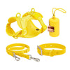 4-Piece Dog Set: Collar, Harness, Leash, and poop bag dispenser