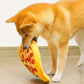 Plush Pepperoni Pizza Dog Toy
