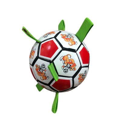 Pour petit chien, ballon de football - avec pompe