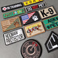 Dog Embroidered Velcro patches