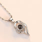Necklace - S925 Pure Silver - Projection Pendant - Collarbone Chain