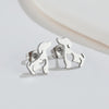 Women's Stainless Steel Cute Puppy Stud Earrings