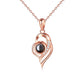 Necklace - S925 Pure Silver - Projection Pendant - Collarbone Chain