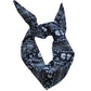Printed denim bandana