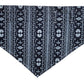 Printed denim bandana