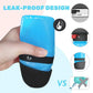 Portable Water Bottle with Built-in Flip Bowl