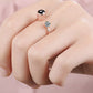 Adjustable Ring with rhinestone and picture of your choice