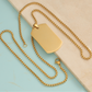 Personalized Engraved Necklace – Your Memory, Your Story