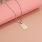 Personalized Engraved Necklace – Your Memory, Your Story
