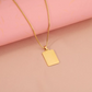 Personalized Engraved Necklace – Your Memory, Your Story