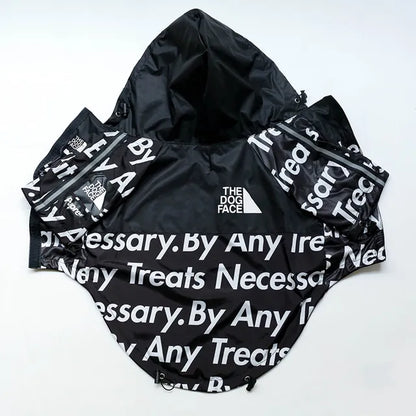 Hooded ''the dog face'' raincoat/windbreaker