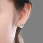 Sterling Silver Paw Stud Earrings