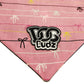 Reversible pink & blue bandana