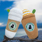 Coffee Cup Plush Dog Toy