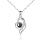Necklace - S925 Pure Silver - Projection Pendant - Collarbone Chain