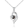 Necklace - S925 Pure Silver - Projection Pendant - Collarbone Chain