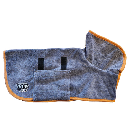 Micro terry dog bathrobe