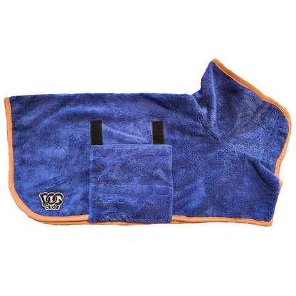 Micro terry dog bathrobe