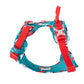 dog harness tropical print