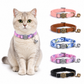 Collier de chat personnalisé avec boucle de sécurité détachable